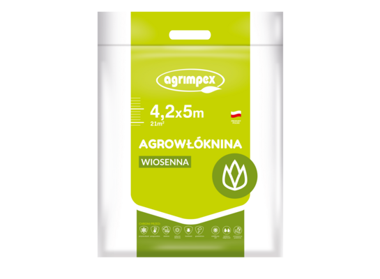 Agrowłóknina hobby wiosenna biała 17g 4,2 x 5 m Agrimpex