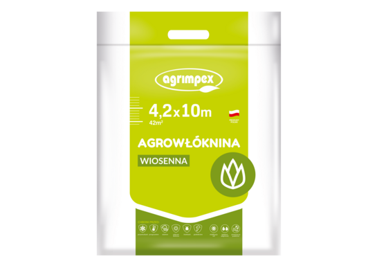 Agrowłóknina hobby wiosenna biała 17g 4,2 x 10 m Agrimpex