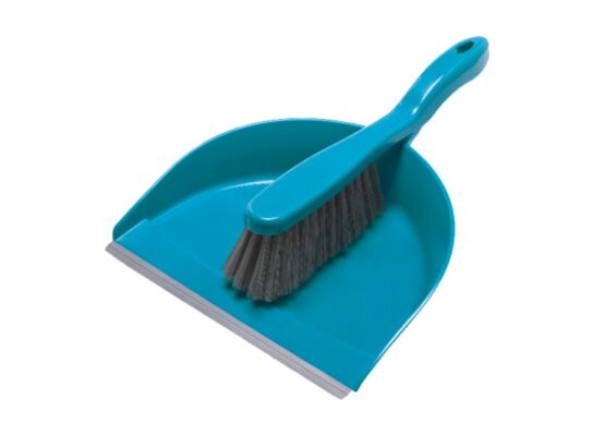 Zmiotka i szufelka z gumą CORAL