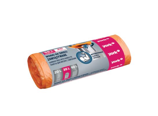 Worki na śmieci zawiązywane 35 l / 20 sztuk