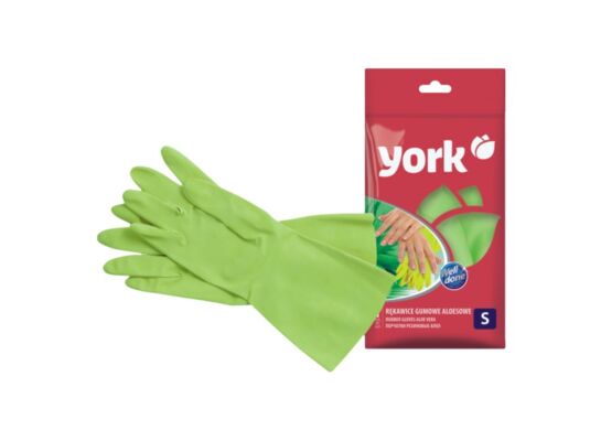 Rękawice gumowe aloesowe S