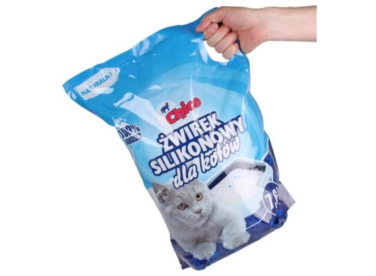 Żwirek silikonowy 7,6 l naturalny CHICO