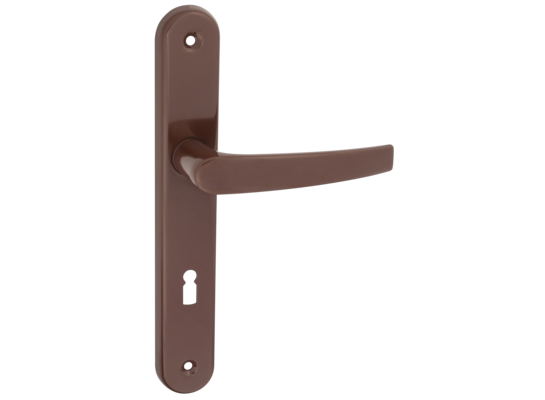 Klamka lak METRO 72 KL brązowa