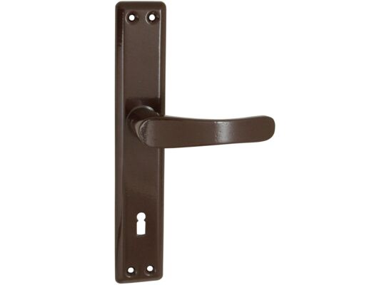 Klamka bramowa 90 KL brązowa