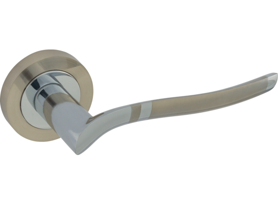 Klamka AMB SELVIA okr szyld nikiel/chrom