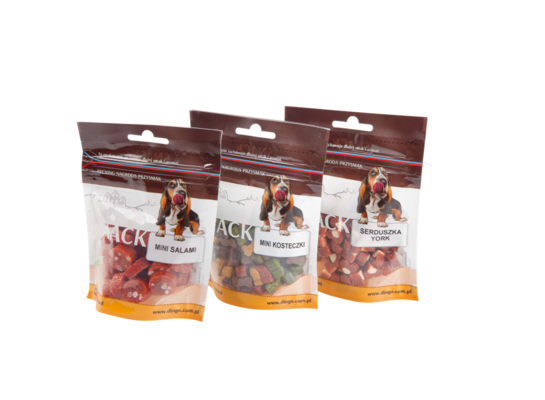 Przysmak dla psa Mini Kosteczki 100 g DINGO