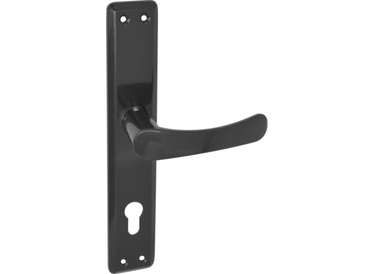 Klamka bramowa 90 WKL czarna