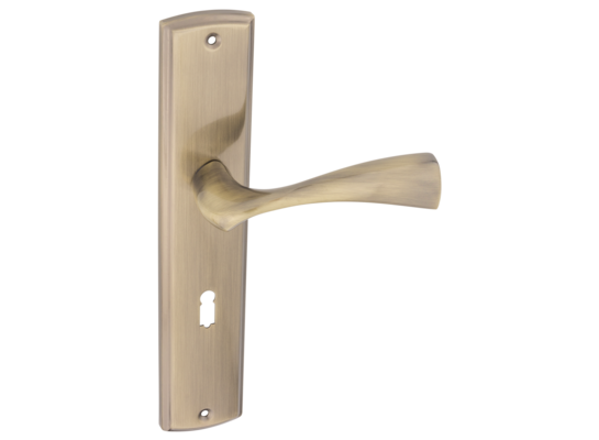 Klamka IMP BLANKA 72 KL mosiądz/patyna aluminium