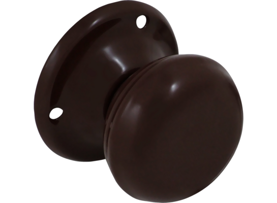 Gałka drzwiowa stała brązowa OR