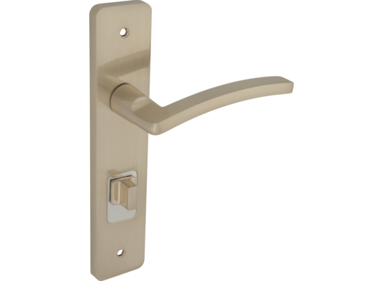 Klamka AMB MERIDA 72 WC nikiel/chrom