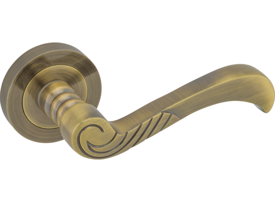 Klamka AMB ATALANTA okr szyld patyna