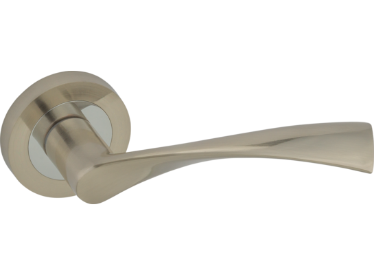 Klamka AMB FEBE BIS okr szyld nikiel/chrom