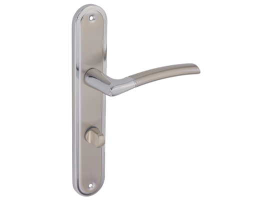 Klamka AMB MEDEA 72 WC nikiel/chrom