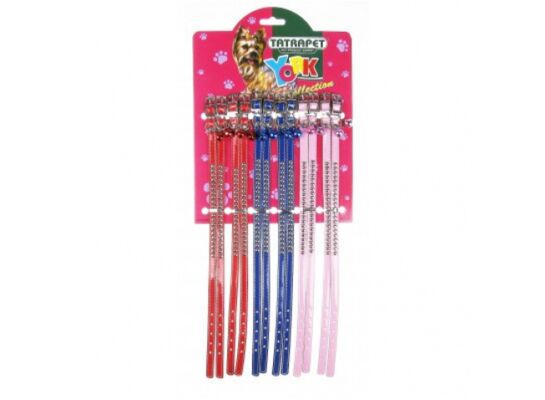 Obroża York Collection+cekiny 1 x 30 cm