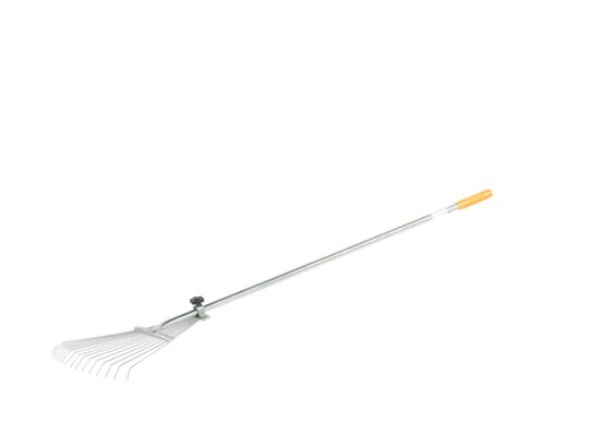 Miotłograbie z drutu regulowane trzonek metalowy