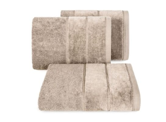 Ręcznik MARI 70 x 140 cm jasny brąz