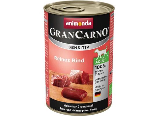 Grancarno 400 g wołowina ANIMONDA dla psa