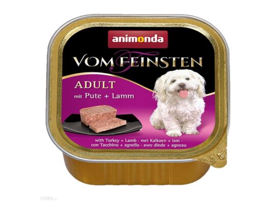 Karma dla psa Vom Feinsten classic indyk + jagnięci 150 g ANIMONDA