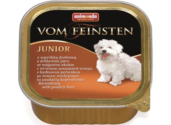 Karma dla psa Vom Feinsten PUPPY wątróbka drobiowy   150 g ANIMONDA