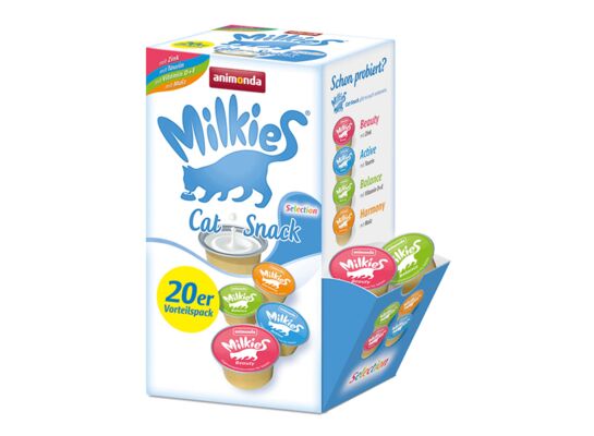 Mleko Milkies Selection 20 x 15 g MIX ANIMONDA dla kota