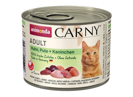 Carny 200 g ADULT kurczak indyk królik ANIMONDA kot