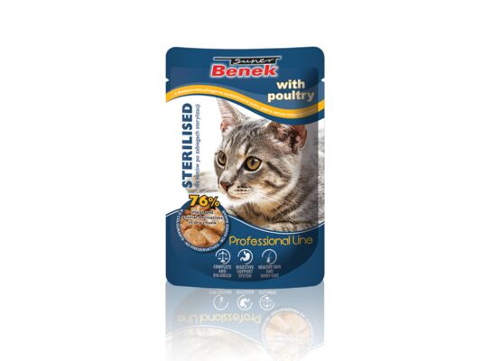 Saszetka 100 g STERILE drób BENEK kot