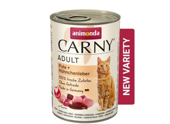 Carny 400 g indyk wątróbka z kurczaka ANIMONDA kot