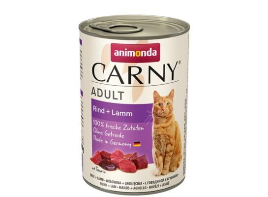 Carny 400 g wołowina z jagnięciną ANIMONDA kot