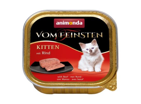 Karma dla kota Vom Feinsten KITTEN wołowina 100 g ANIMONDA