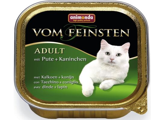 Karma dla kota Vom Feinsten CLASSIC indyk + królik 100 g ANIMONDA