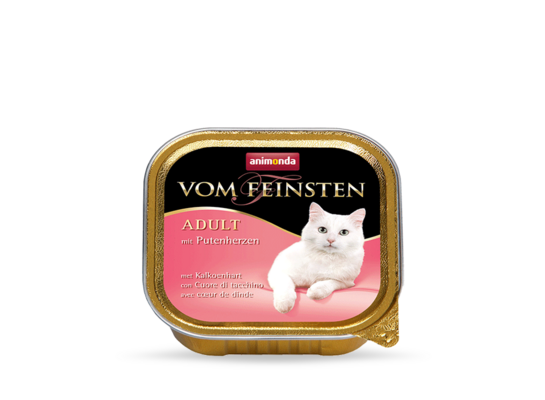 Karma dla kota Vom Feinsten CLASSIC z sercami indyczymi 100 g ANIMONDA