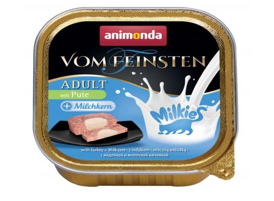 Karma dla kota Vom Feinsten MILKIES indyk + farsz mleczny 100 g ANIMONDA