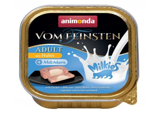 Karma dla kota Vom Feinsten MILKIES kurczak + farsz śmietankowy  100 g ANIMONDA