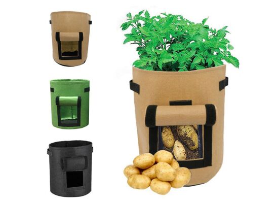 Torba do sadzenia ziemniaków beżowa mała