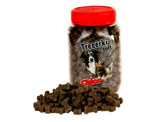 Treserki SOFT Kostki z wołowiną 300 g  CHICO TRESERKI