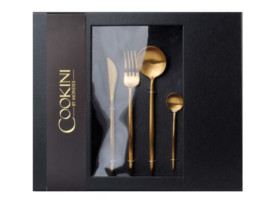 Komplet 16 sztućców CASA GOLD COOKINI