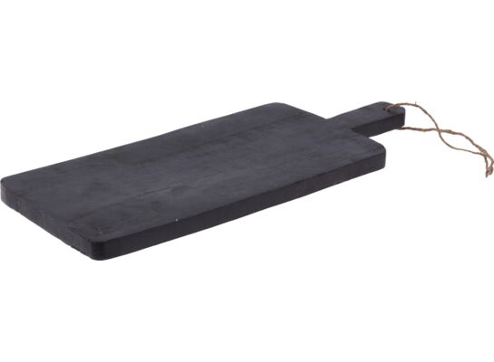 Deska kuchenna drewniana 18,7 x 50 cm czarna