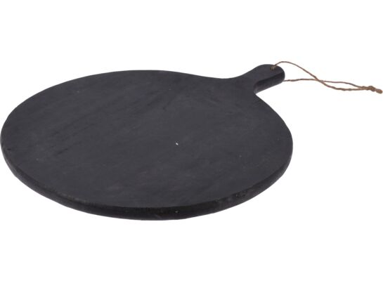 Deska drewno okrągła 50 cm czarna