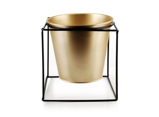 Osłonka na stojaku 14 x 14 cm osłonka 13 x 12 cm GOLD