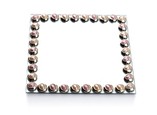 Podstawka 20 x 20 x 1 cm ELIA PINK