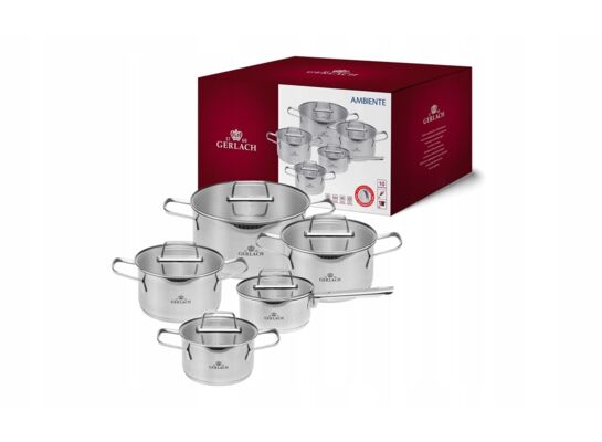 Zestaw garnków 10 elementów Gerlach Ambiente