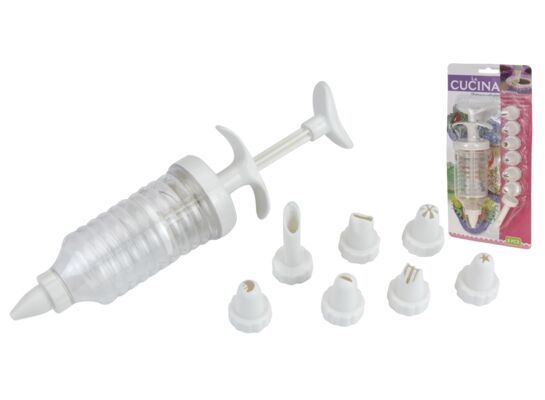 Dekorator do ciasta +7końcówek