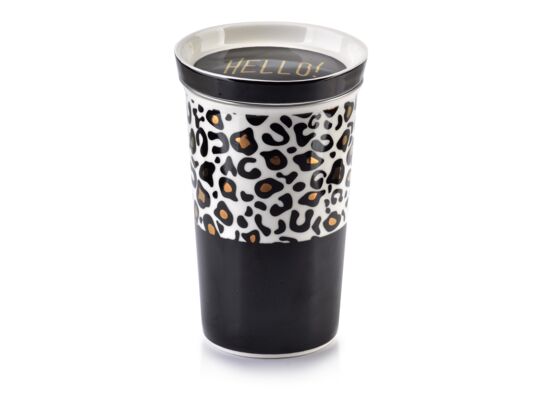 Kubek WILD z pokrywką 410 ml +zaparzacz