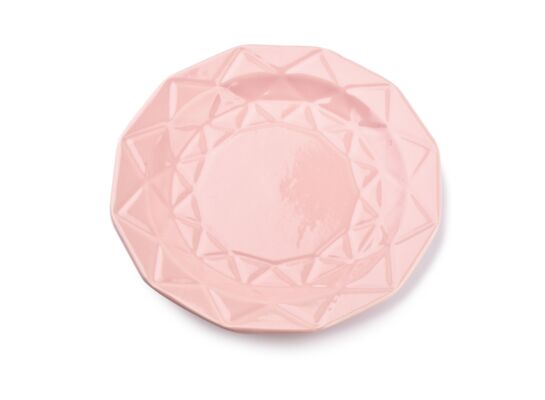 Talerz deserowy ADEL PINK 19,5 cm