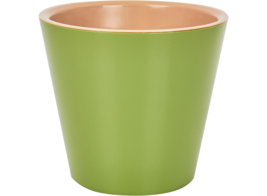 Osłonka plastikowa z doniczką wewnętrzną London 230 mm/5 l oliwkowy