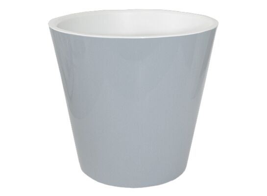 Doniczka plastikowa z osłonką London 330 mm /16 l na kółkach szary