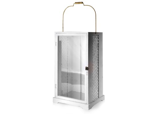 Latarnia XL 34 x 30 x 61 cm LEVI WHITE
