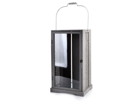 Latarnia XL 34 x 30 x 61 cm LEVI SILVER