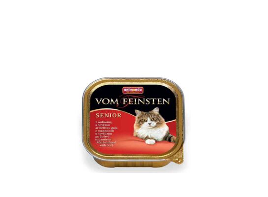 Karma dla kota Vom Feinsten SENIOR wołowina 100 g ANIMONDA