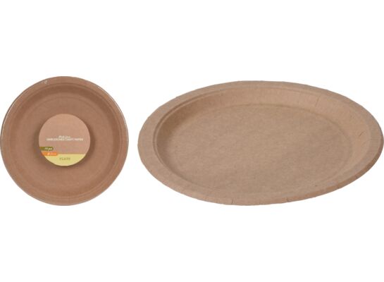 Komplet 10 talerzy papierowych 22,5 cm